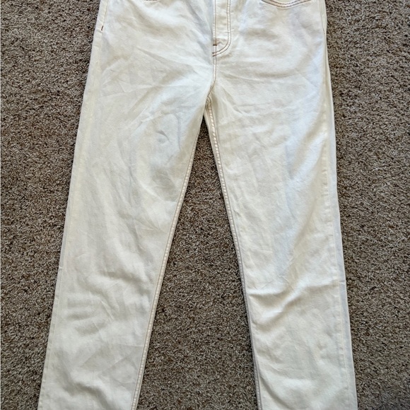 TWP Women's Pony Boy White Straight Leg Jeans - Picture 3 of 10